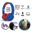 Image de AKASHI CASQUE KIDS SANS FIL BLUETOOTH BLEU/ROUGE