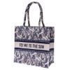Image sur AIR CARAIBES - Sac Cabas Coton et Pochette Fly me to the sun - Design 2 couleurs