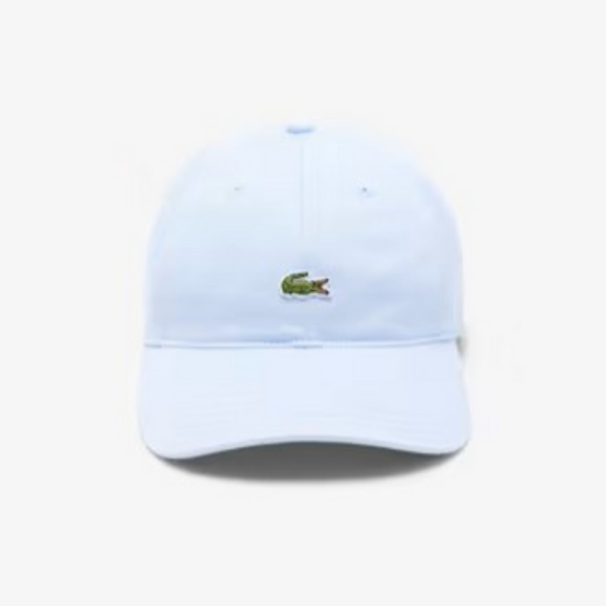 Image sur LACOSTE - Casquette en twill de coton unisexe - Bleu 